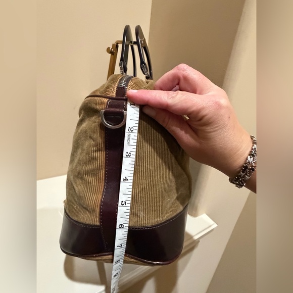 Fendi Corduroy Vintage Handbag -Please Read for Condition - Picture 9 of 12